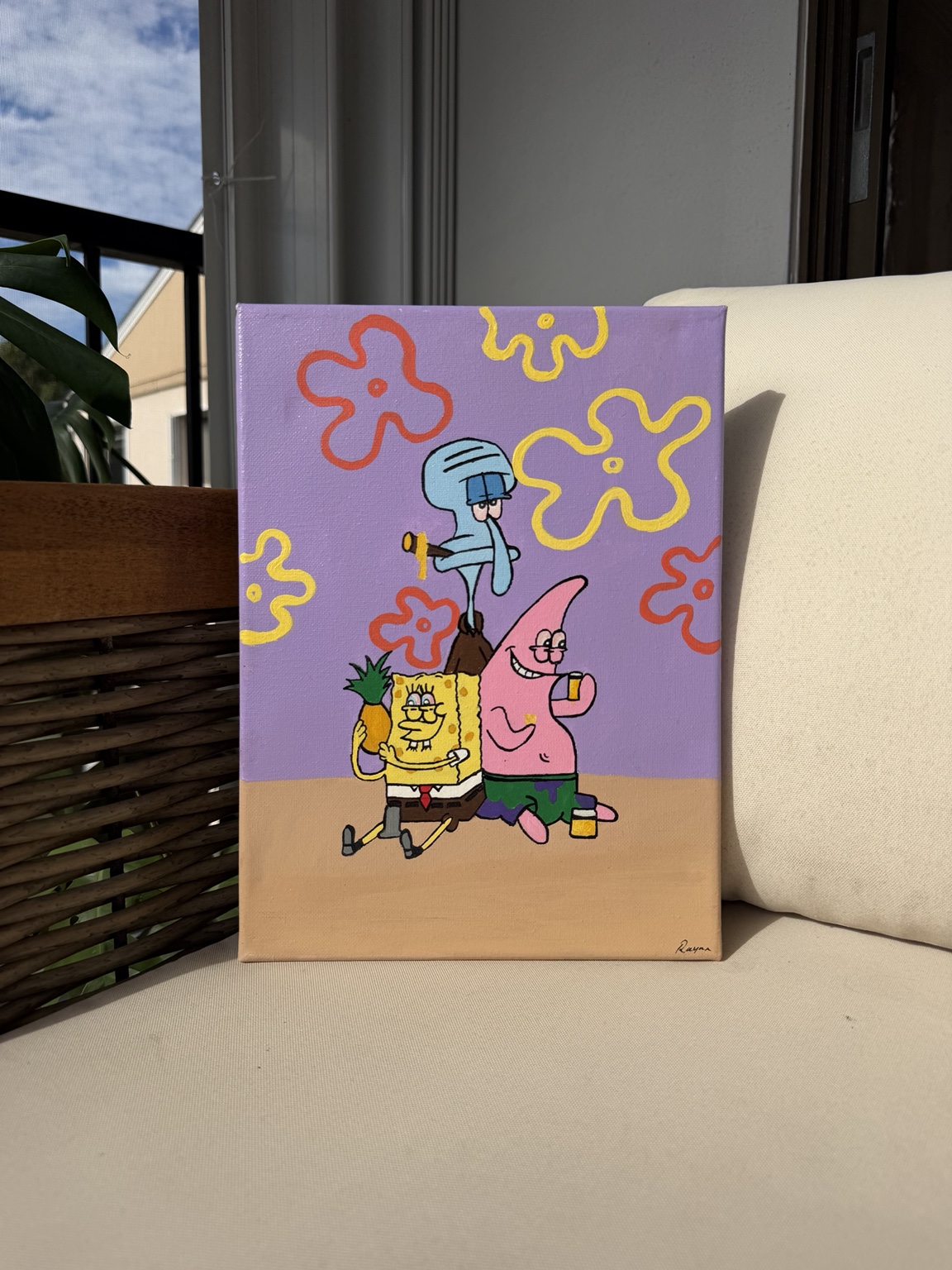Bikini Bottom Hotbox painted by Rayna