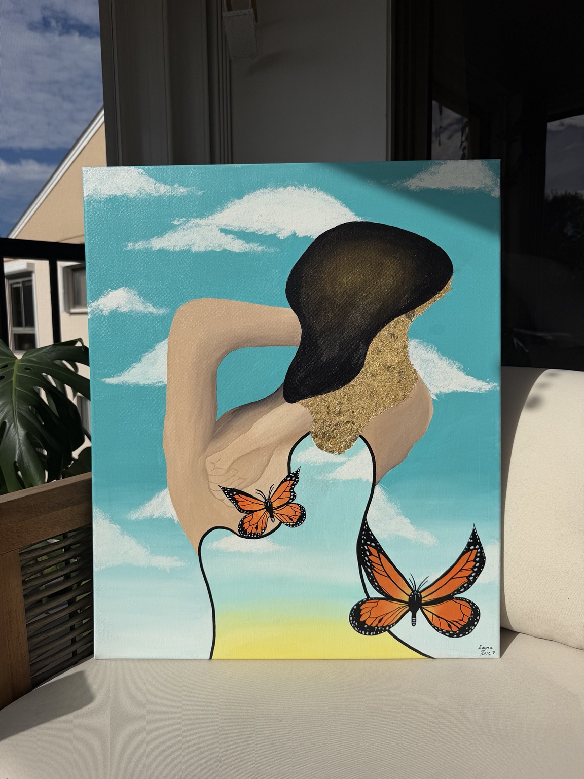 Butterfly effect painted by Rayna
