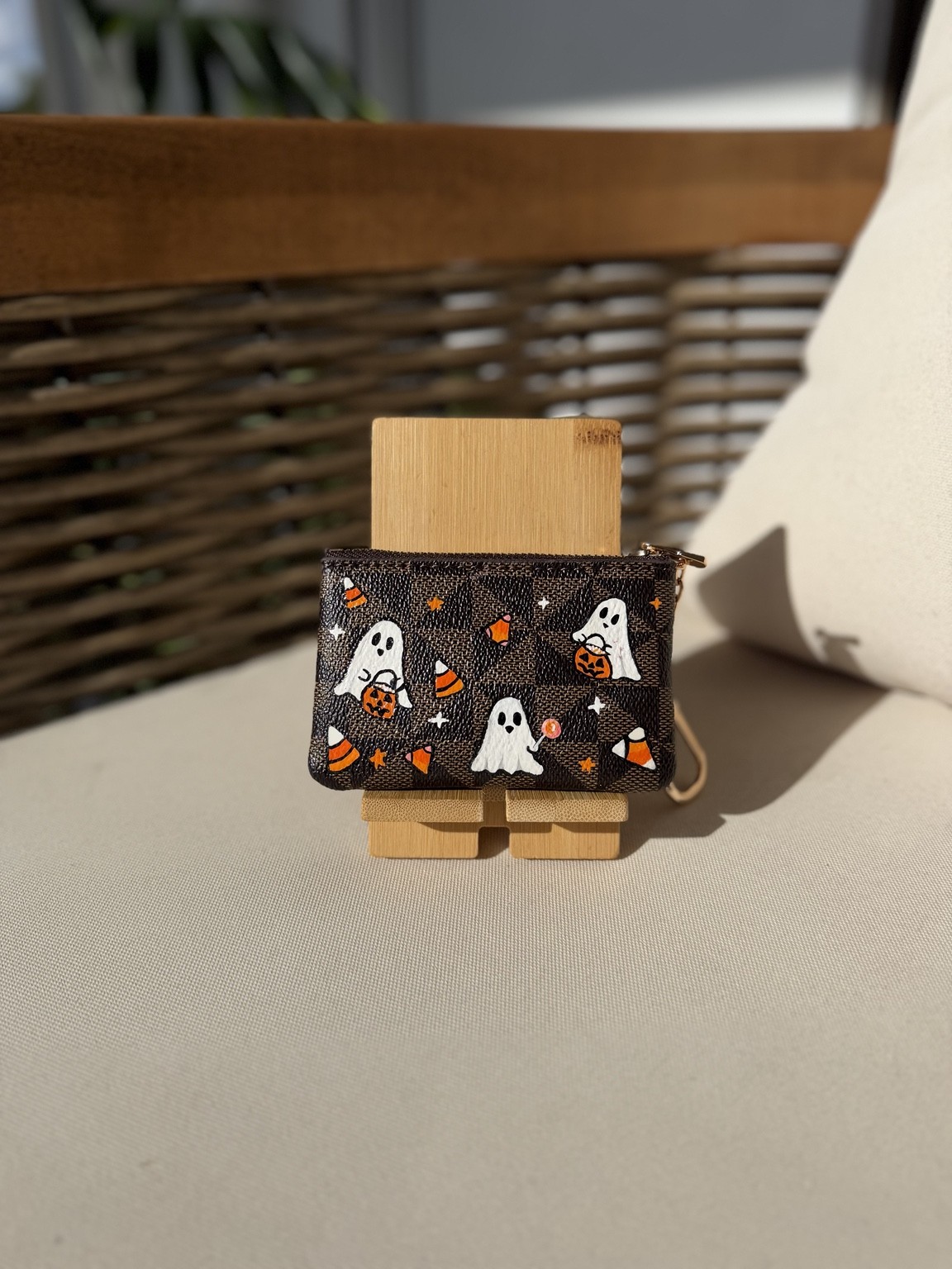 A little boo energy · Orange painted by Rayna