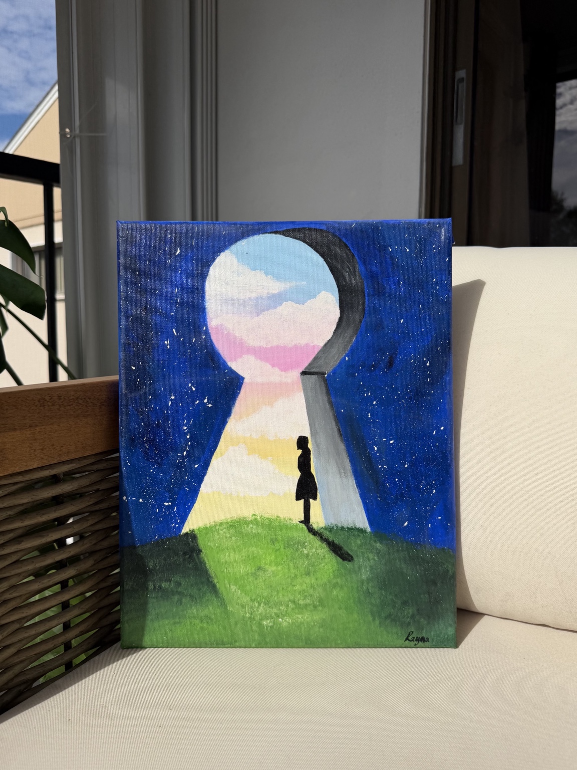 The other side painted by Rayna