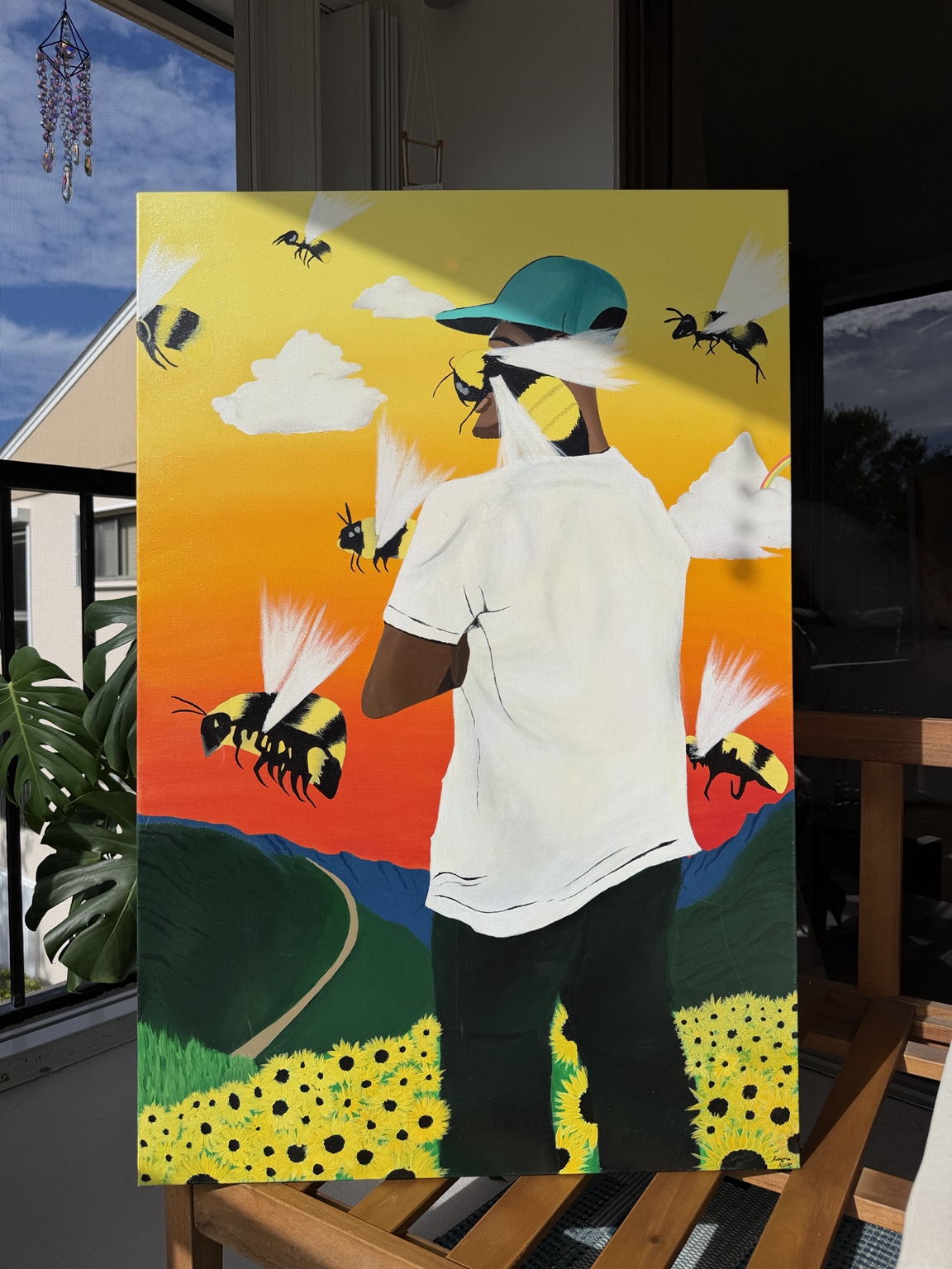 Tyler the Creator painted by Rayna